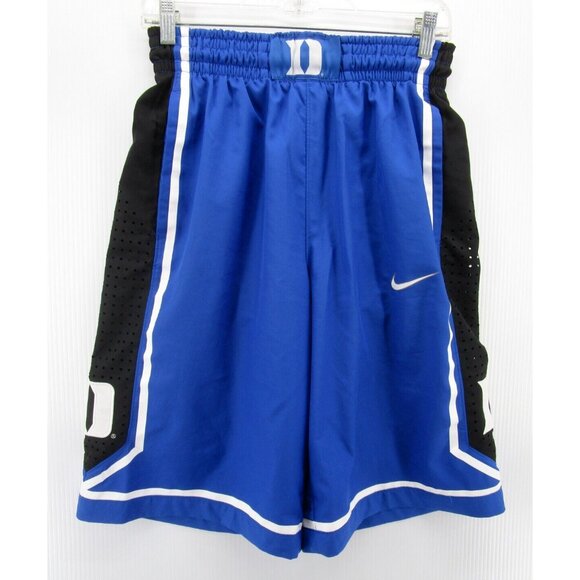 Duke Devils Team Issued Shorts Small Blue Nike Dri-Fit Basketball NCAA - Picture 1 of 11